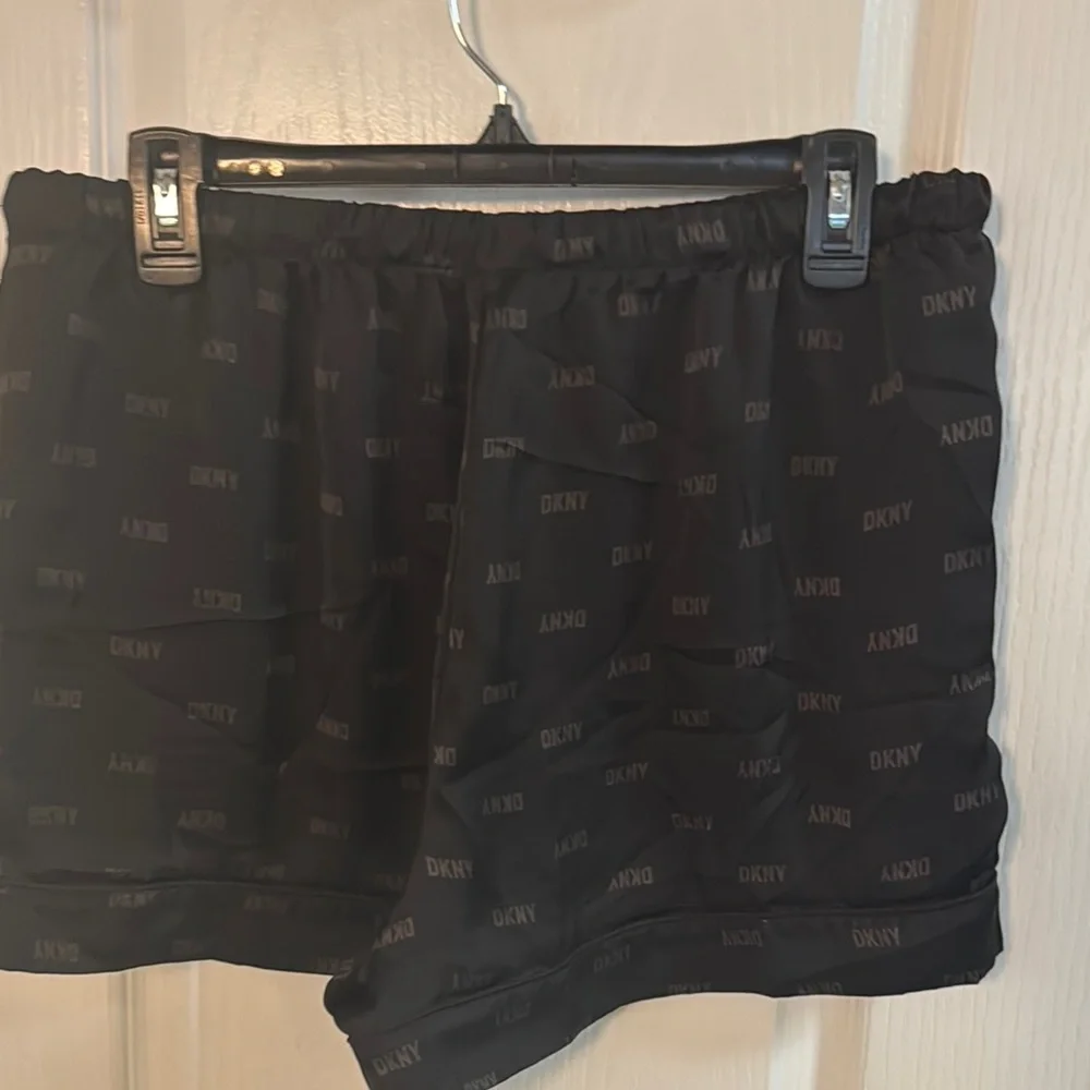 DKNY Black Pajama Set Soft Sleepwear - Picture 7 of 7